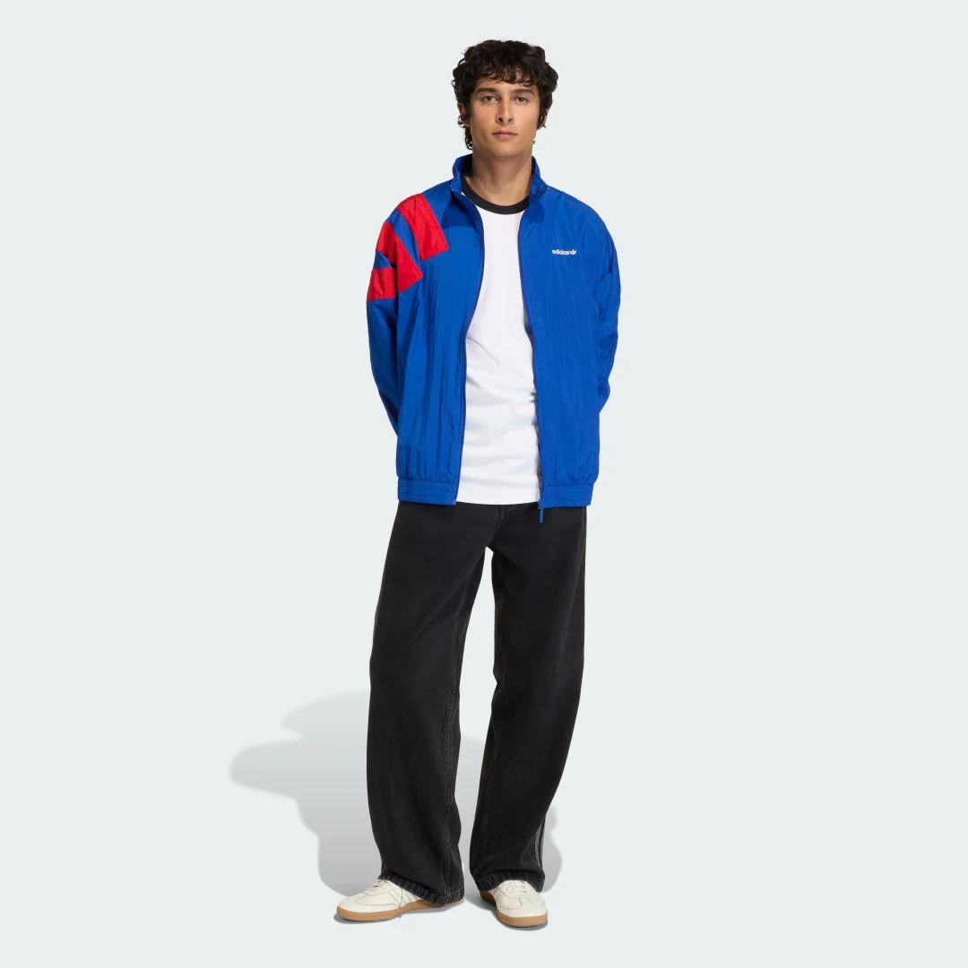 Detalle de CHAQUETA DEPORTIVA Archive Blocked de Adidas – Azul
