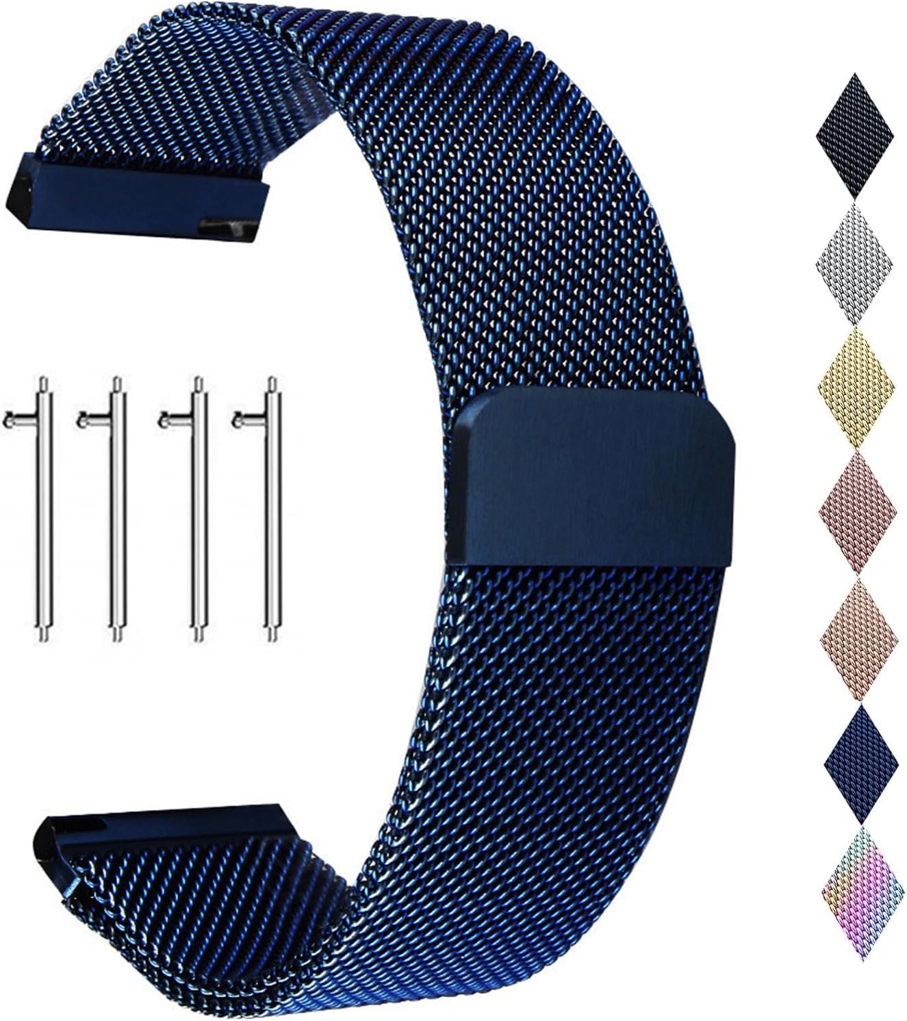 Detalle de PDSQL Mesh Uhrenarmband mit Magnetverschluss 18 mm