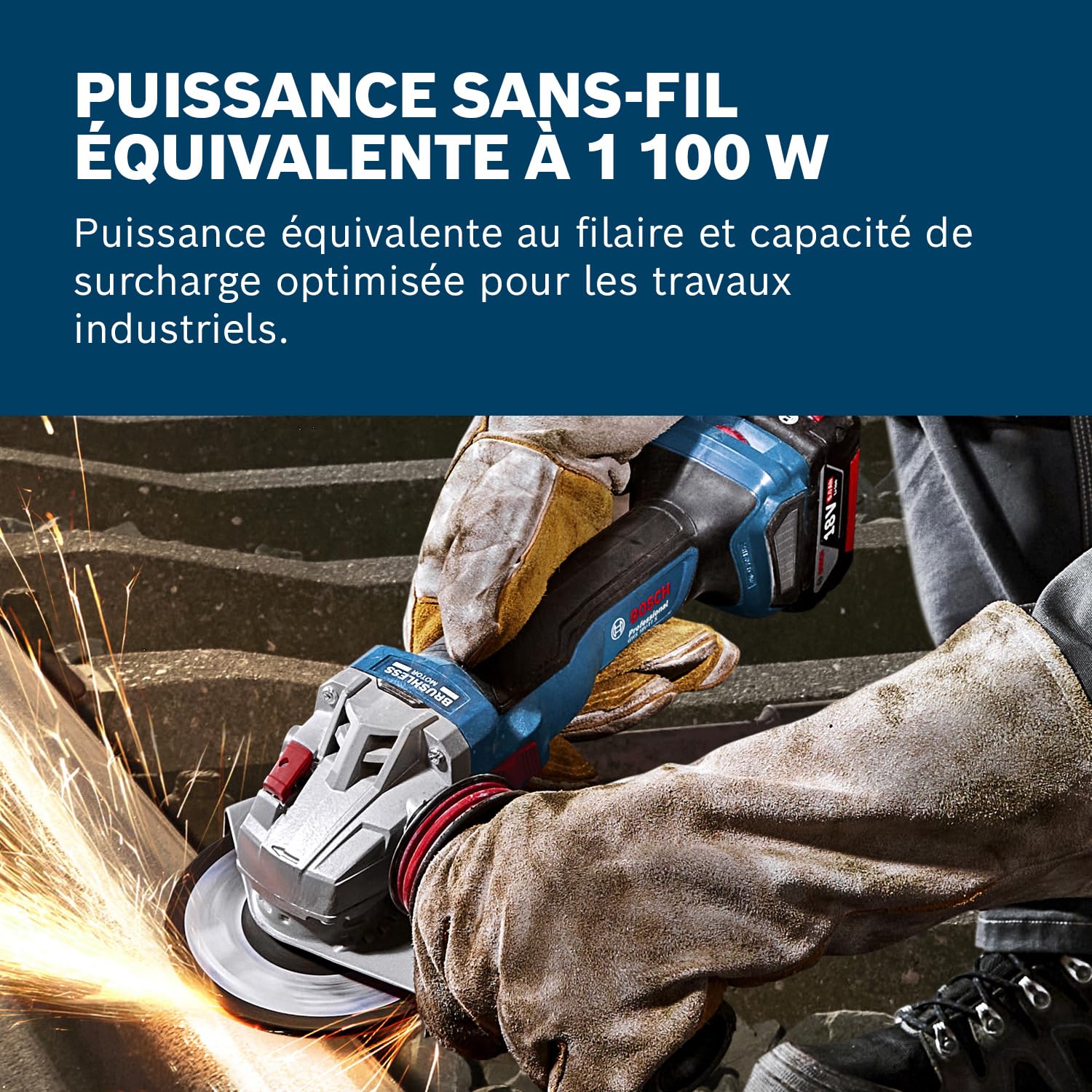 Thumbnail 2 de Bosch Professional 18V System GWS 18V-11 – meuleuse angulaire sans fil 125 mm (sans batterie ni chargeur)