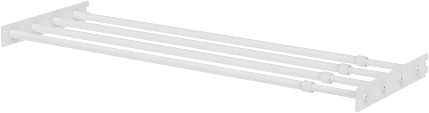 Detalle de 平安伸銅工業 LABRICO IXO-535 伸縮ラック 幅70〜110cm・マットホワイト