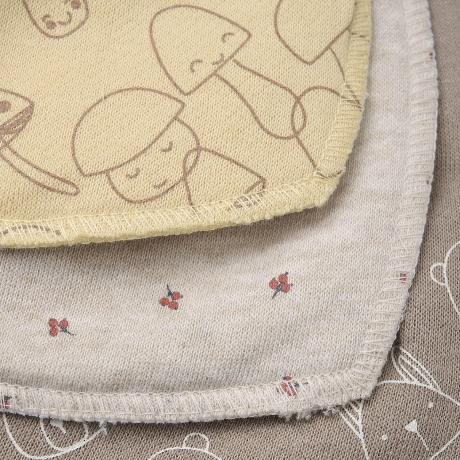 Thumbnail 1 de Pippi made with love Unisex Baby Bandana Lätzchen (3er-Pack) – Bio-Baumwolle, mit Druckknöpfen