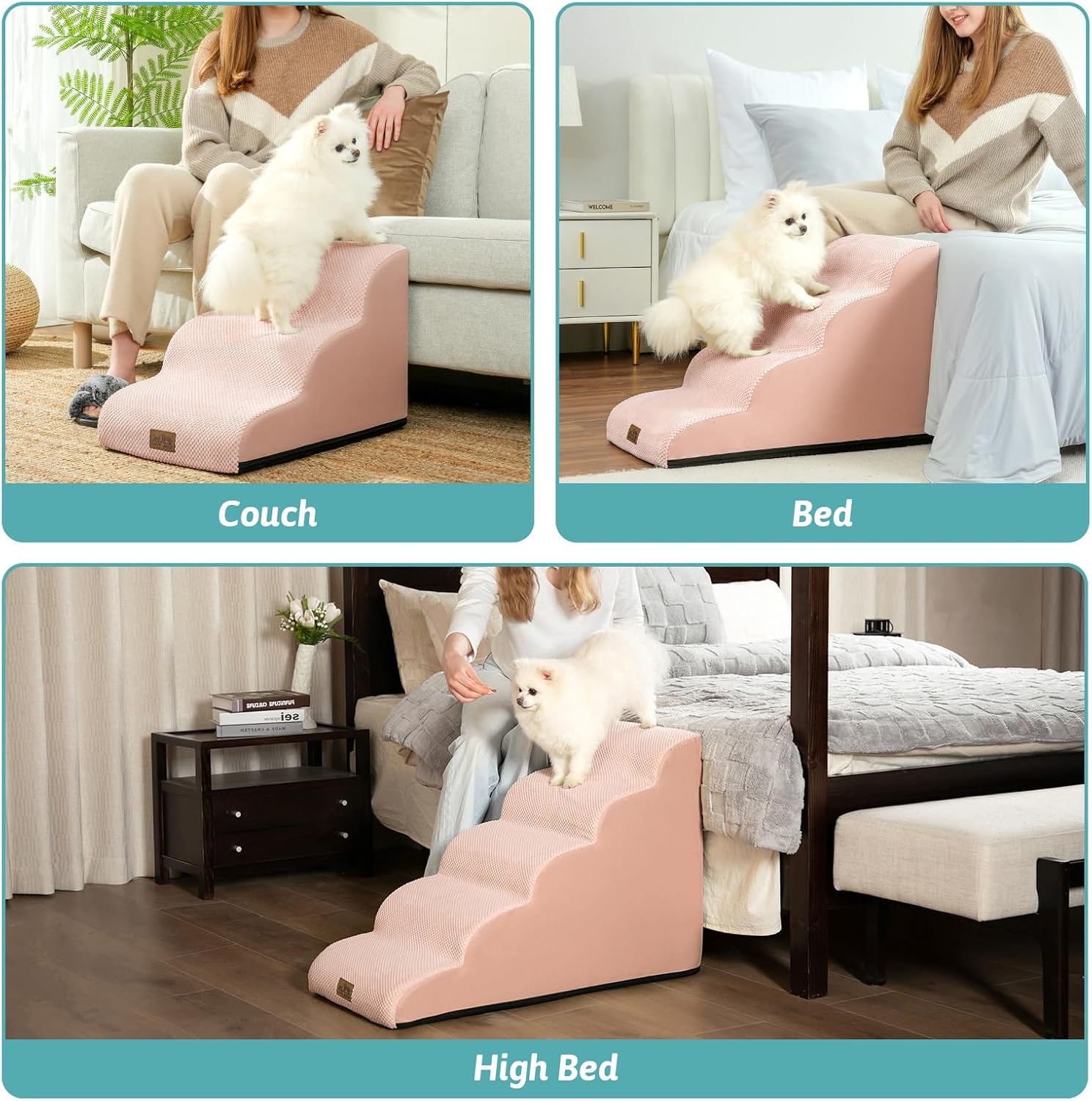 Thumbnail 5 de COZY KISS Dog Stairs for Small Dogs