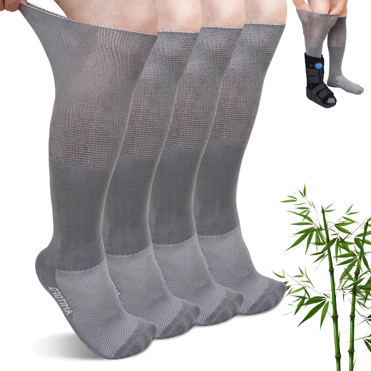 LOFIR Calze Ginocchio Diabetici Uomo 39-42