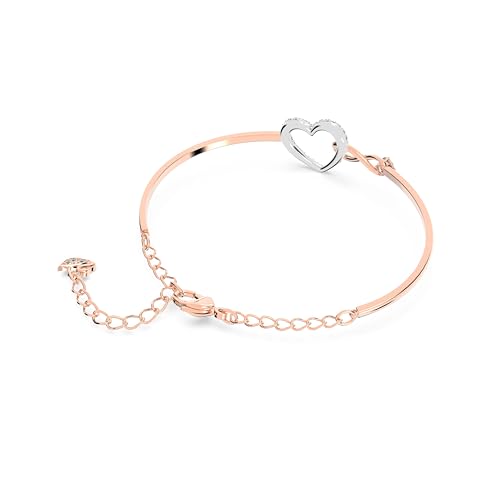 Detalle 2 de Swarovski Bracciale rigido Infinity, Cuore e Bianco – Mix di finiture