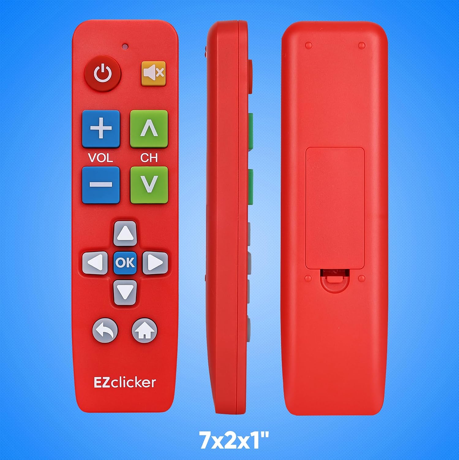 Thumbnail 6 de Samsung Replacement TV Remote (Red) with Big Buttons for Samsung TVs Only