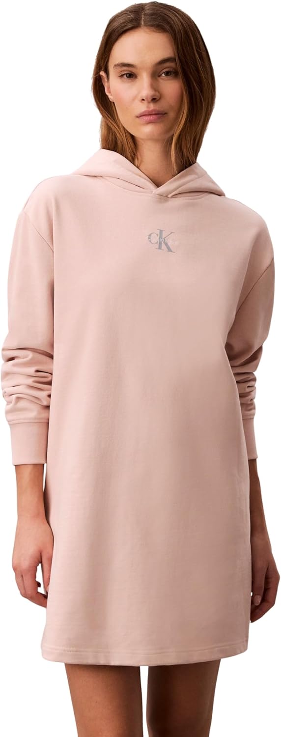 Thumbnail 2 de Calvin Klein Donna Felpa con Cappuccio Premium Terry Lang – Comfort e stile essenziale