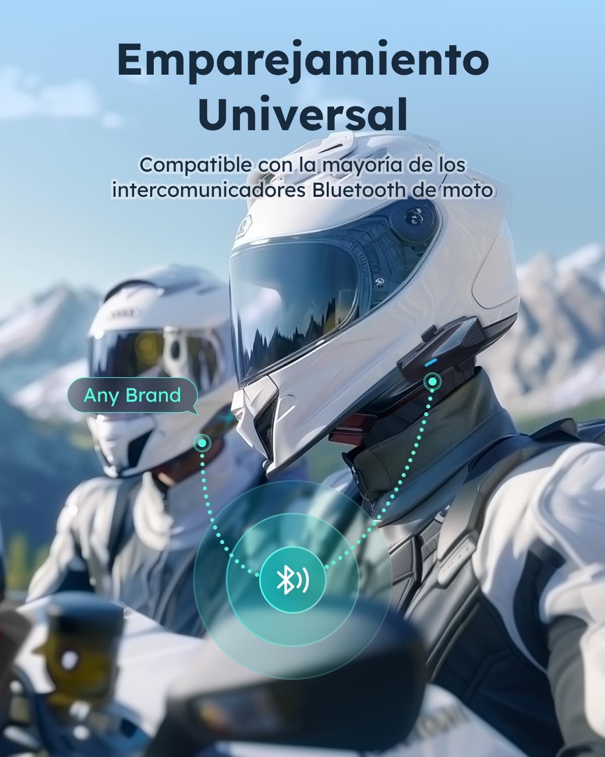 Thumbnail 6 de ASMAX S1 Intercom Casco Moto Bluetooth 8 usuarios