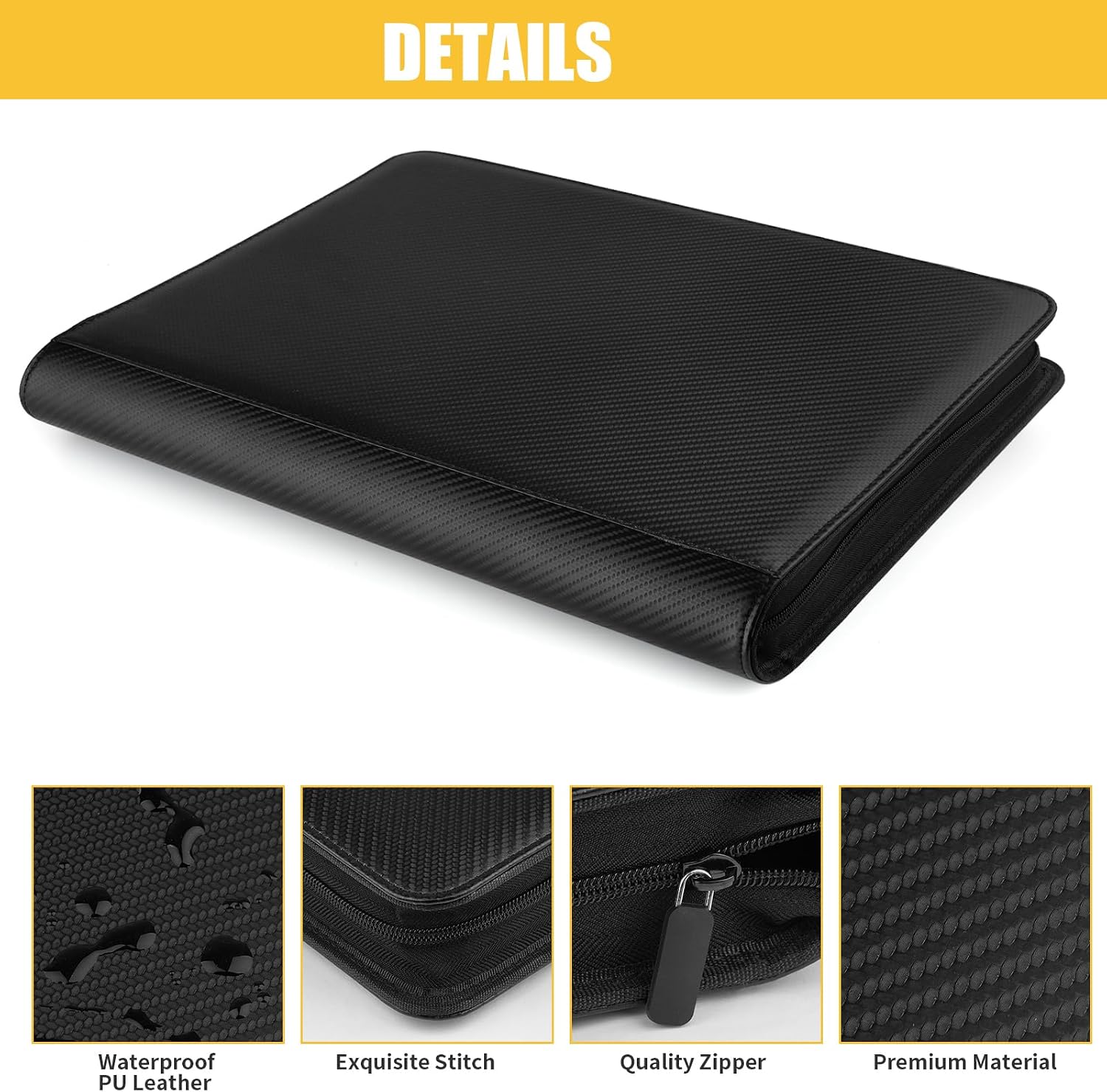 Detalle de Toploader Storage Binder 9 Pocket Ringless Side Loading – 288 Card Capacity