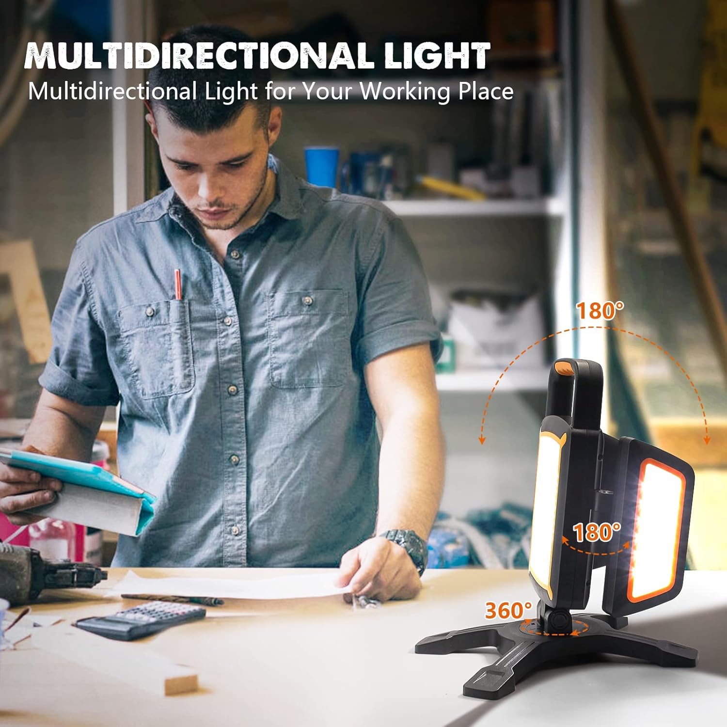 Thumbnail 1 de SYLSTAR 30W Rechargeable Work Light 3000 lm 🔦