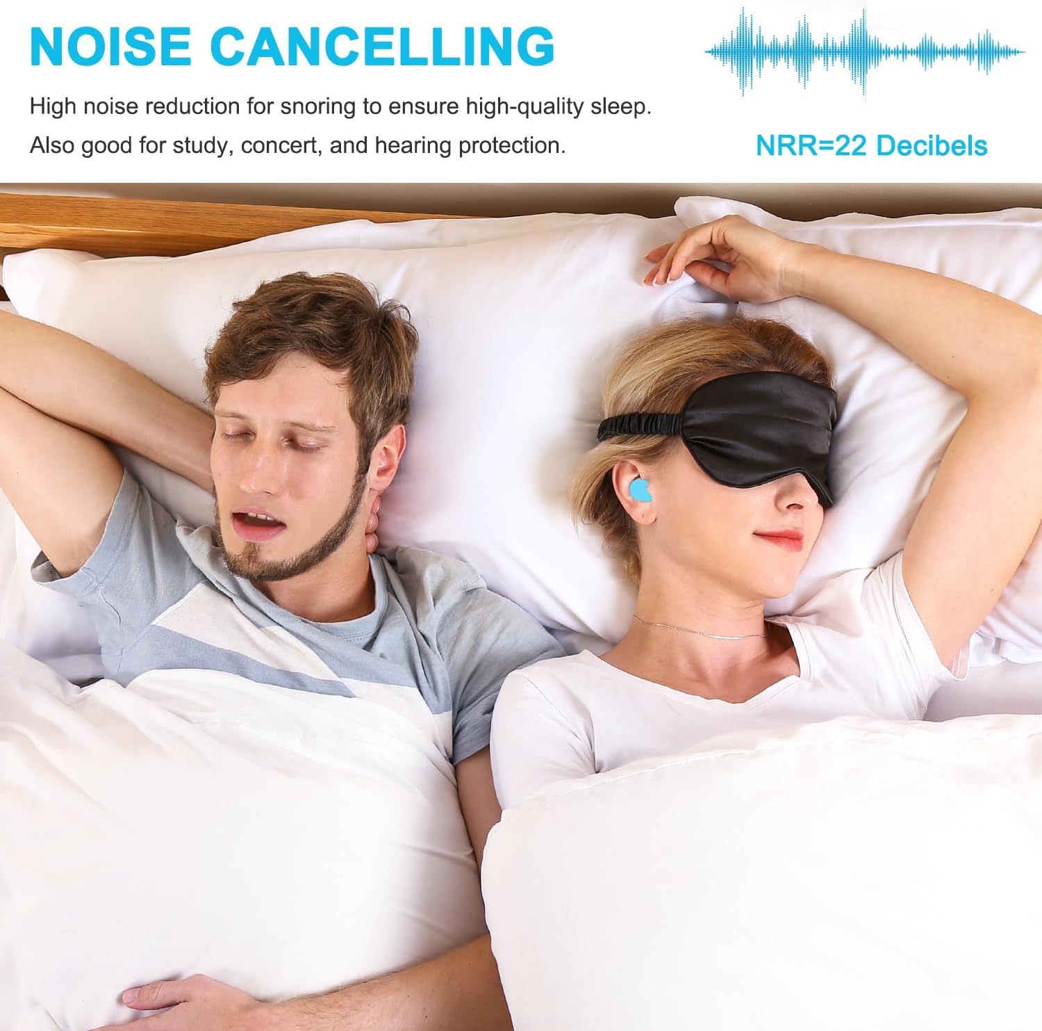 Detalle 2 de Ear Plugs for Sleeping 16 Count
