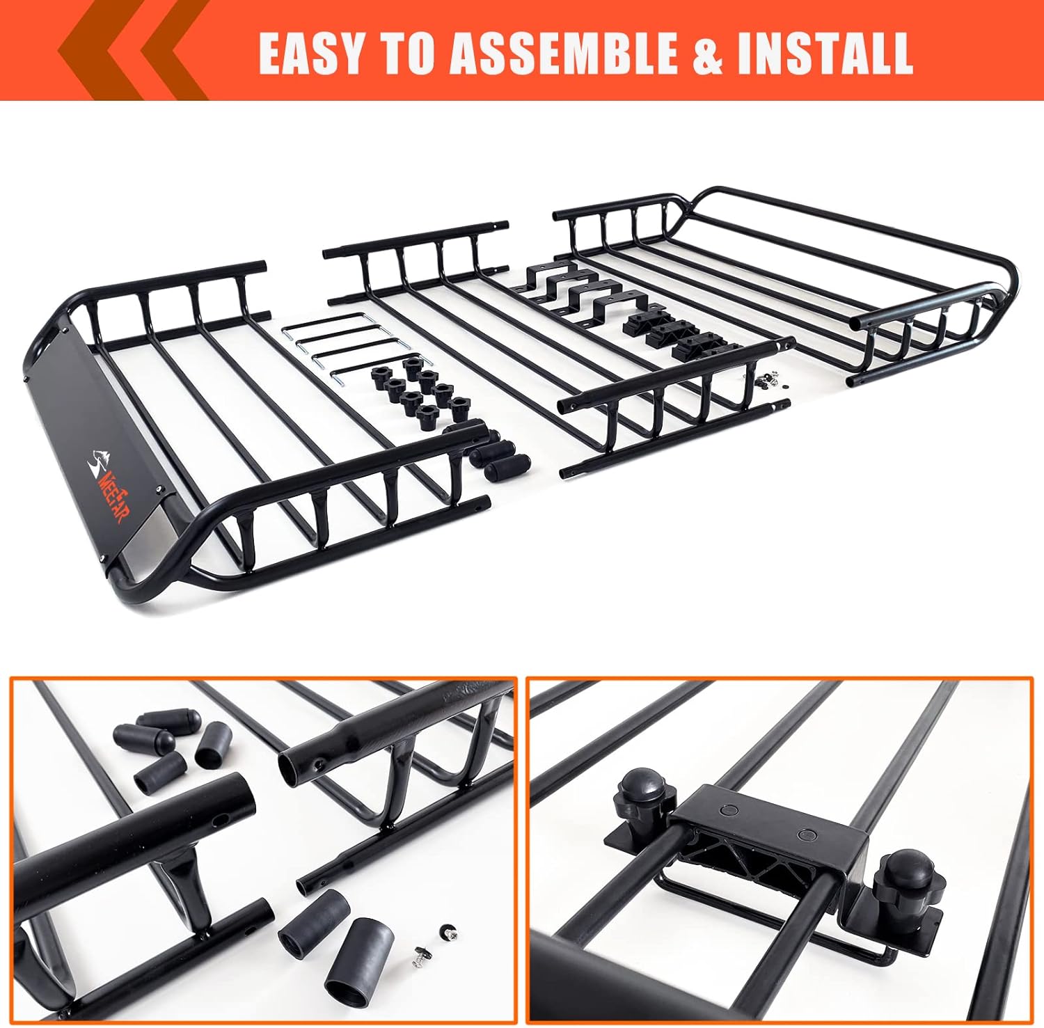 Thumbnail 6 de MeeFar Roof Cargo Basket 51" x 36" 200 lb