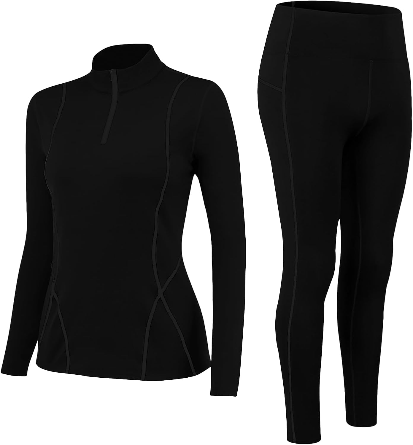 Detalle de Fengzio Intimo termico donna set sci e palestra