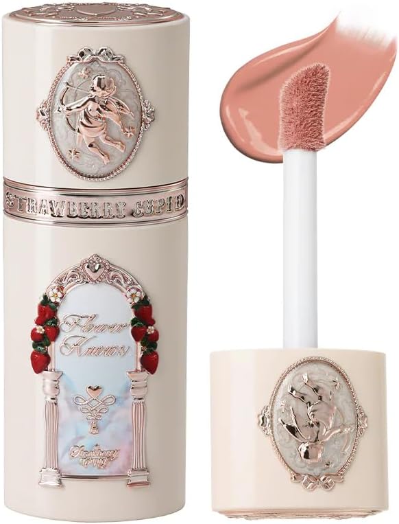Detalle de Flower Knows Strawberry Cupid Liquid Blush, 05 Rum Cocoa, Buildable Soft-Matte