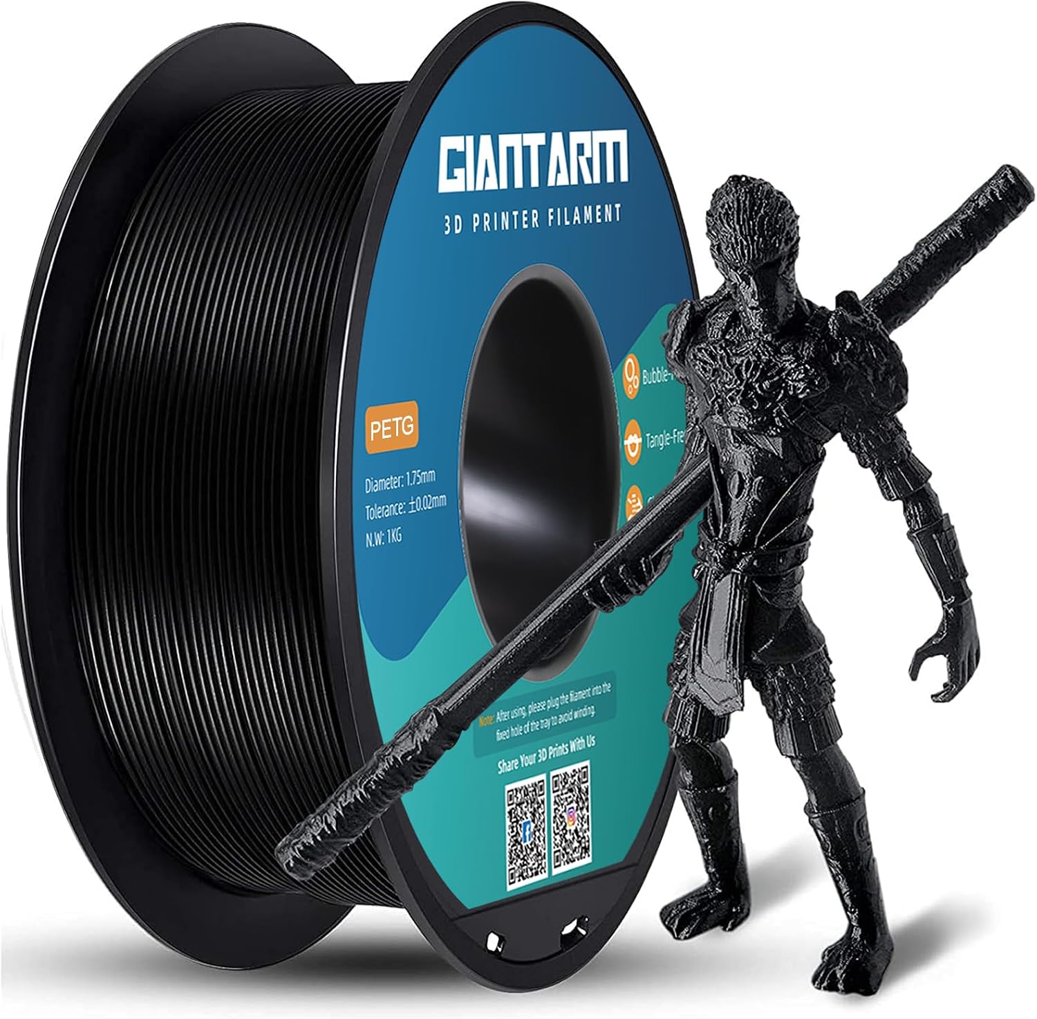 Detalle de GIANTARM PETG Filamento 1,75 mm 1 kg