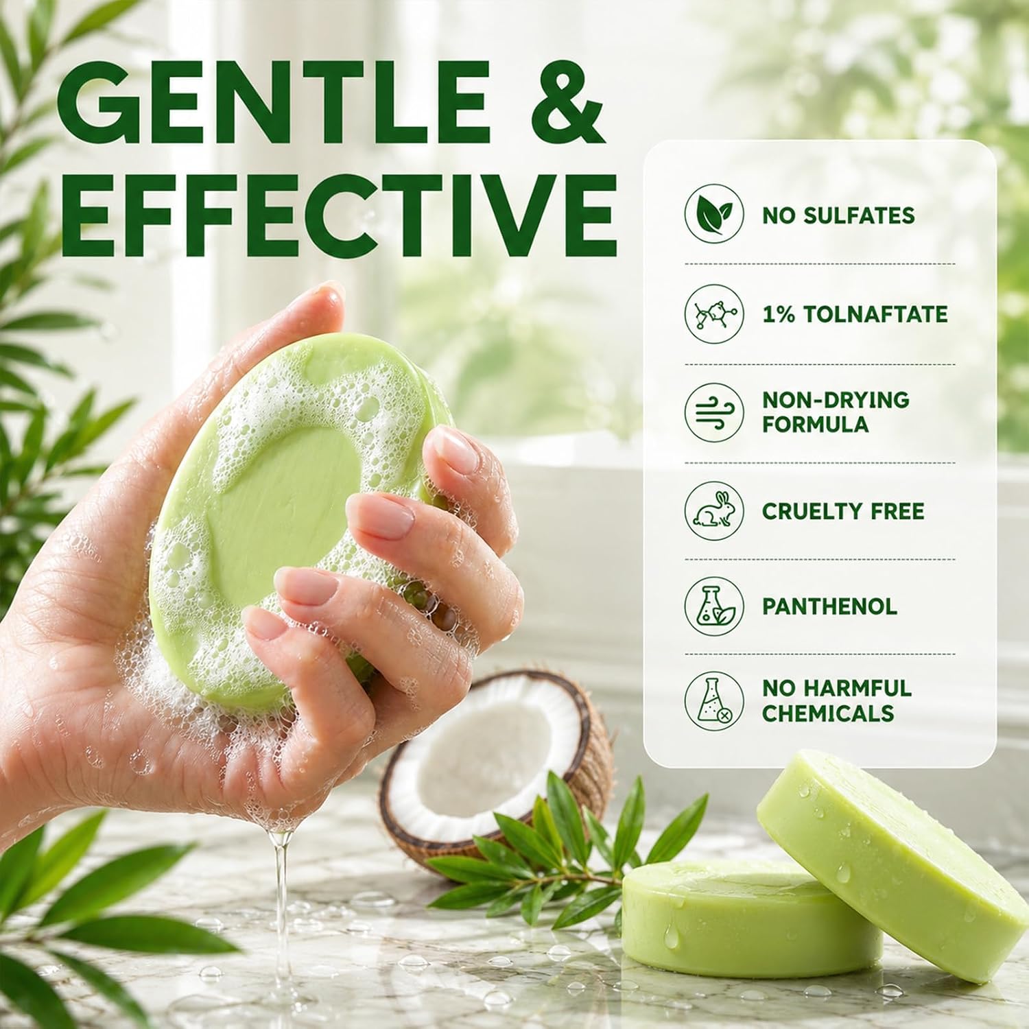 Detalle de Oiangna Antifungal Soap Bar, 2-Pack