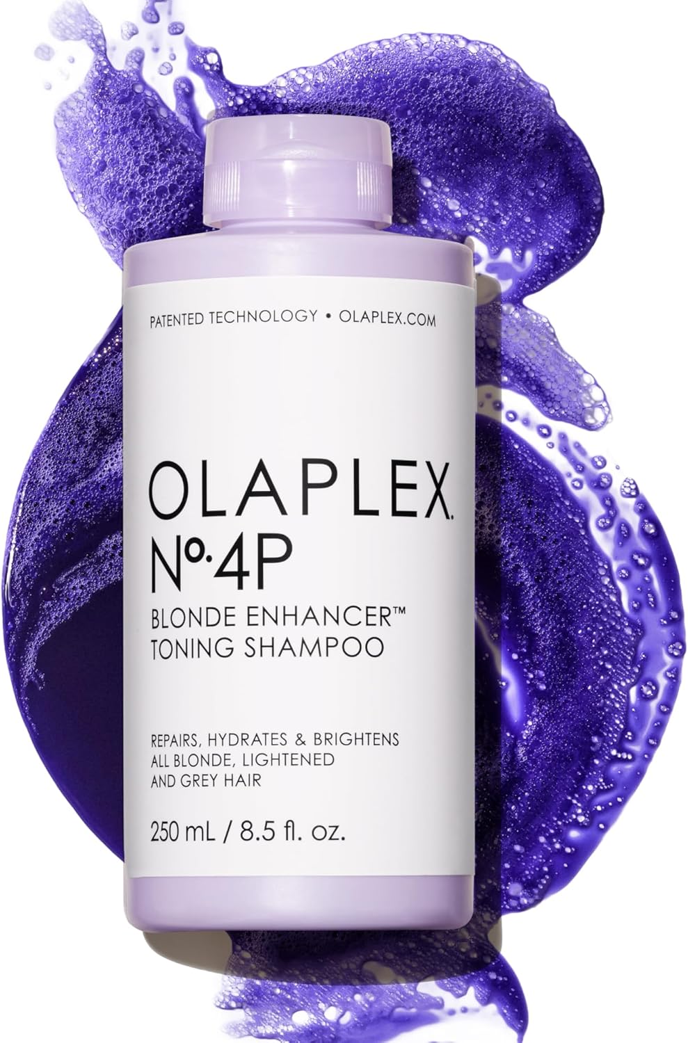 Detalle de Olaplex No 4P Blonde Enhancer Purple Shampoo 250 ml – Tonificante per Capelli Biondi e Grigi