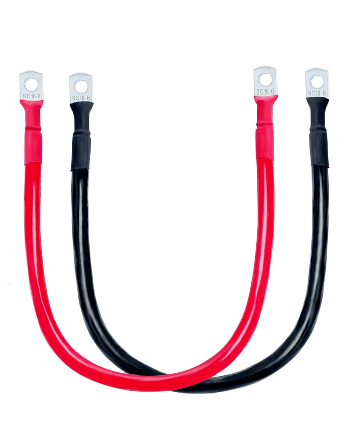 Detalle de ECO-WORTHY Batteriekabel 2x35 cm 16 mm²