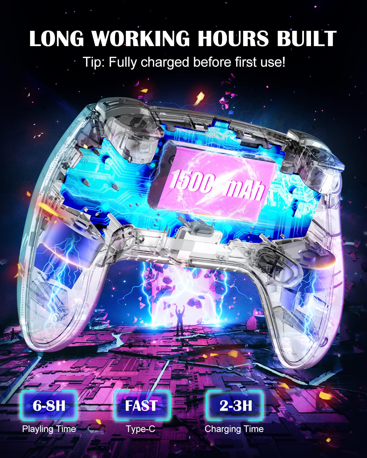 Thumbnail 3 de MYSTILUCK Wireless Controller 1500 mAh