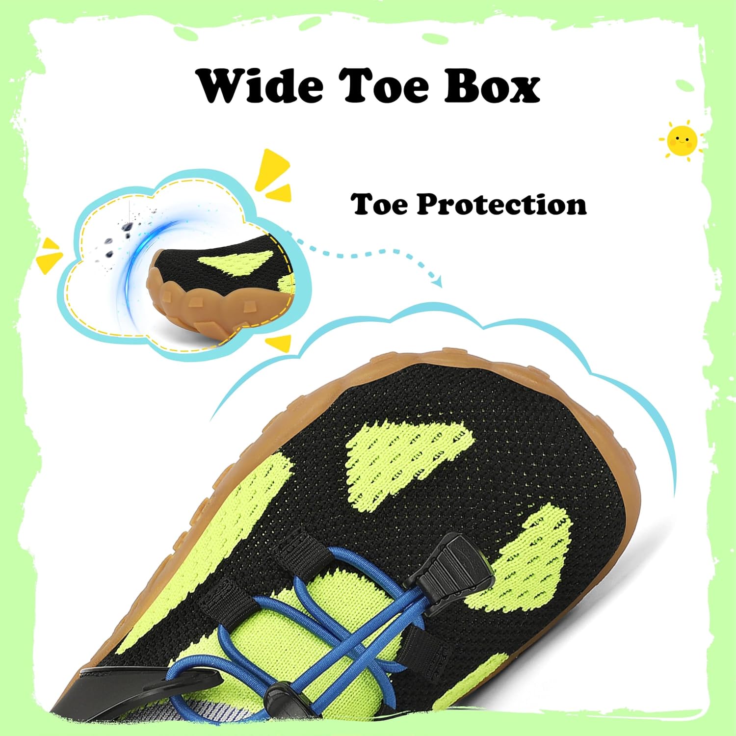 Detalle 2 de SAGUARO Barfußschuhe Kinder Größe 24–36