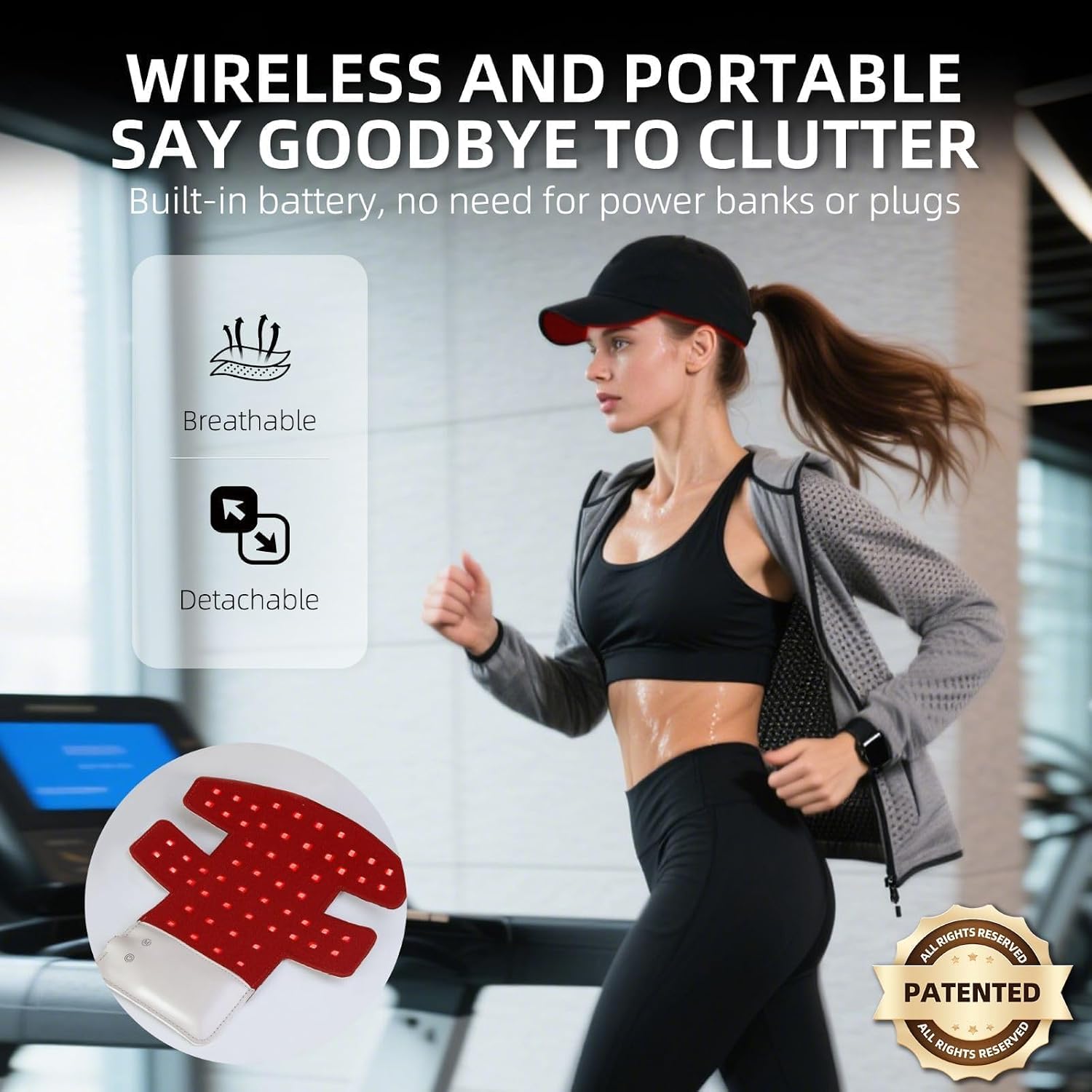 Thumbnail 6 de Red Light Therapy Hat, 285g