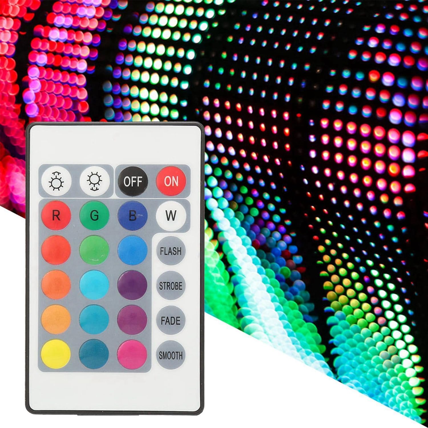 Thumbnail 5 de Akozon Akozonhvk6m0z9ry-01 RGB-ledstripcontroller met 24-toetsenafstandsbediening