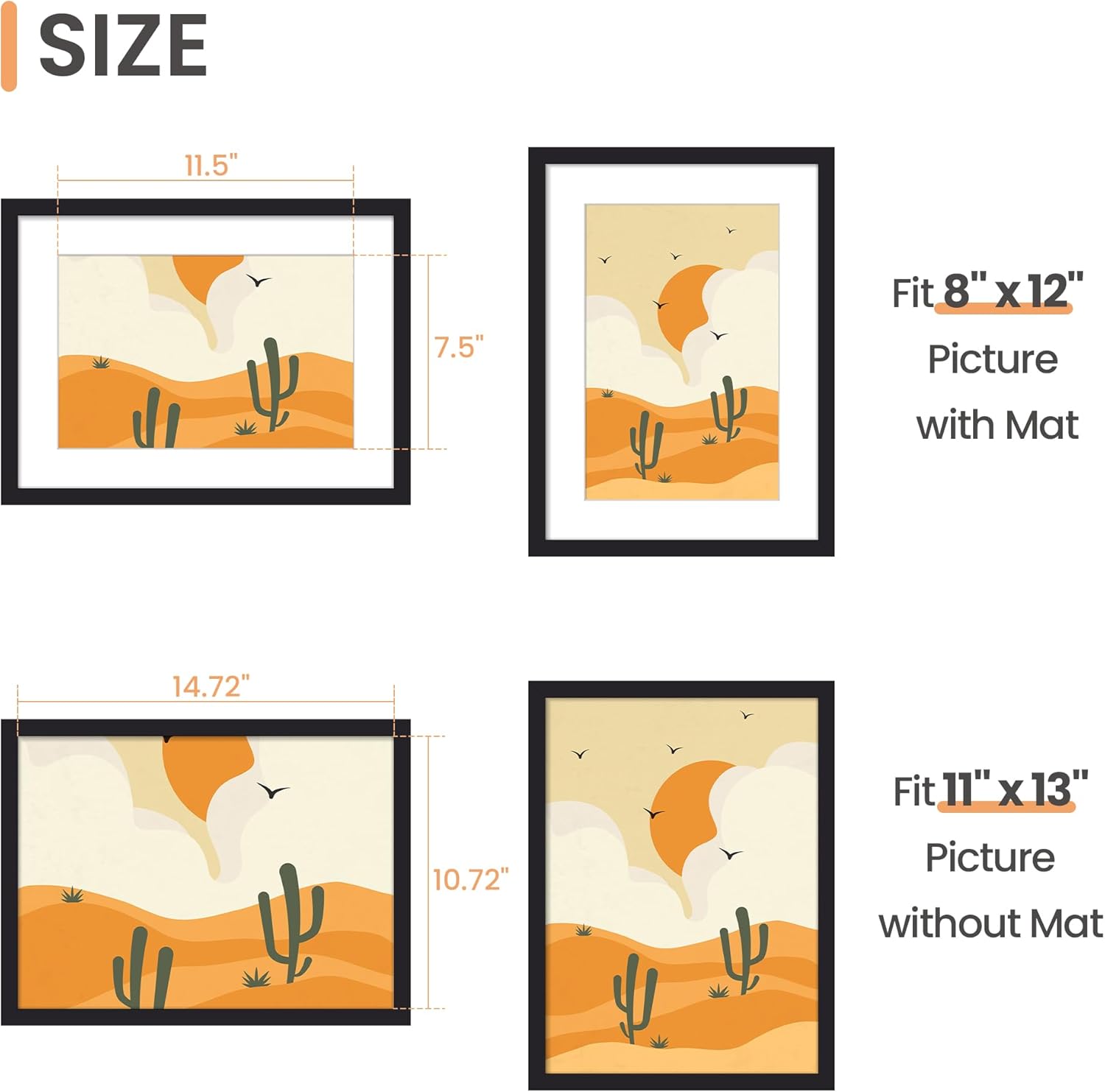Detalle 2 de 11x15 picture frame for wall photos