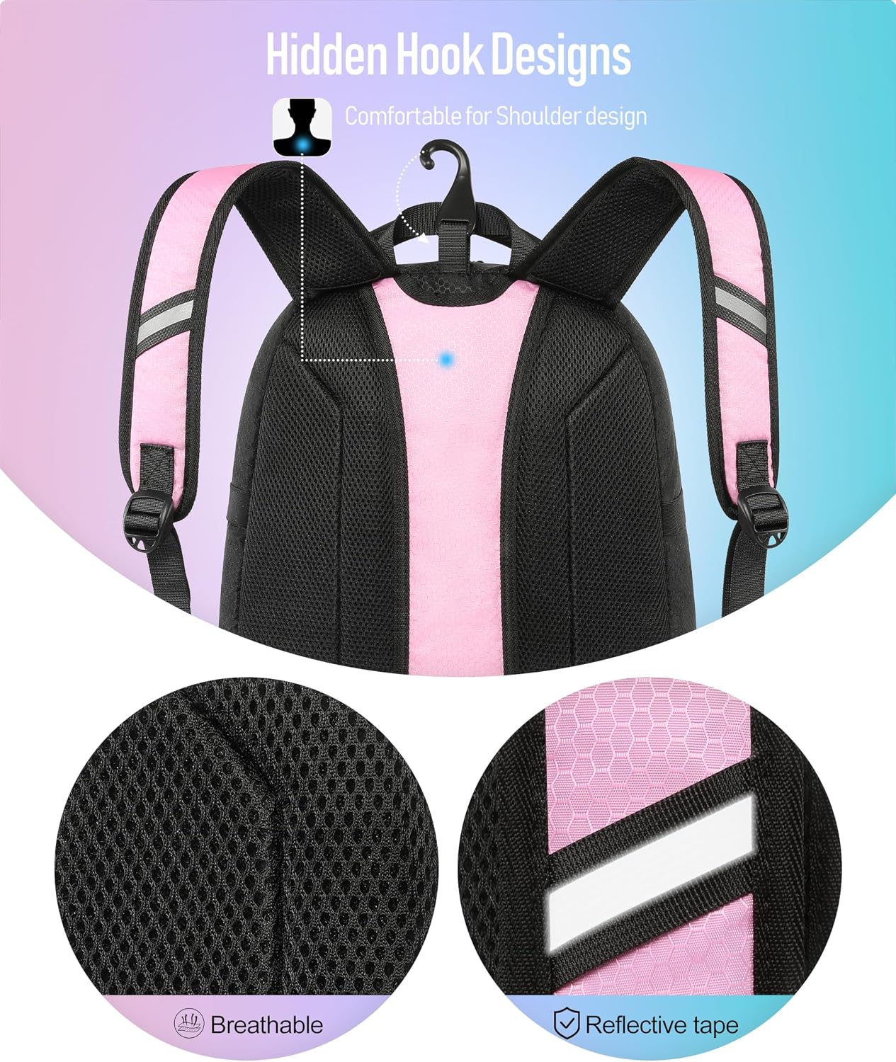 Thumbnail 4 de COMECOI Softball Bag: Lightweight Baseball Backpack with Shoes Compartment & Dugout Fence Hook