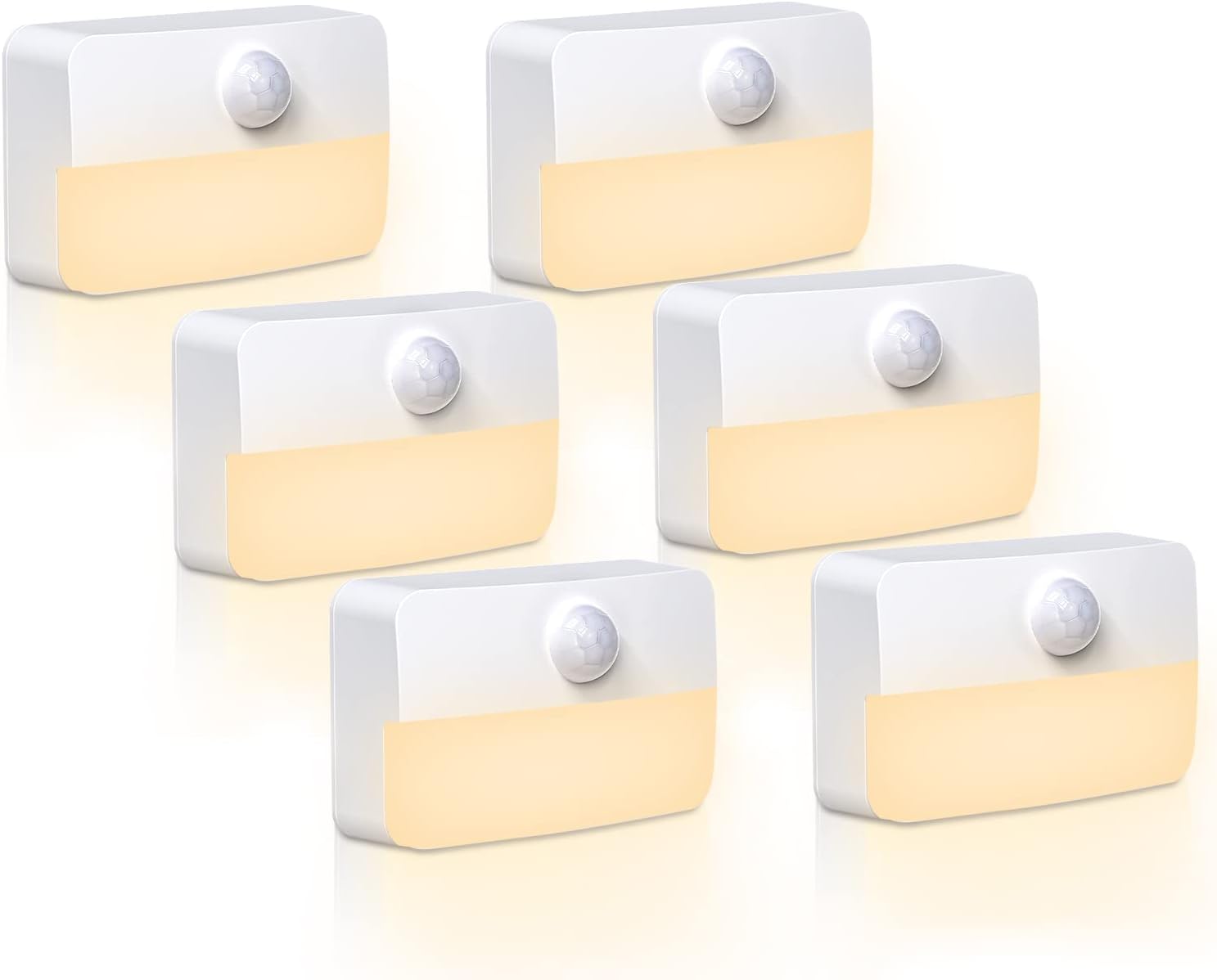 Detalle de SAMALICAR LED Nachtlicht Bewegungsmelder 3000K
