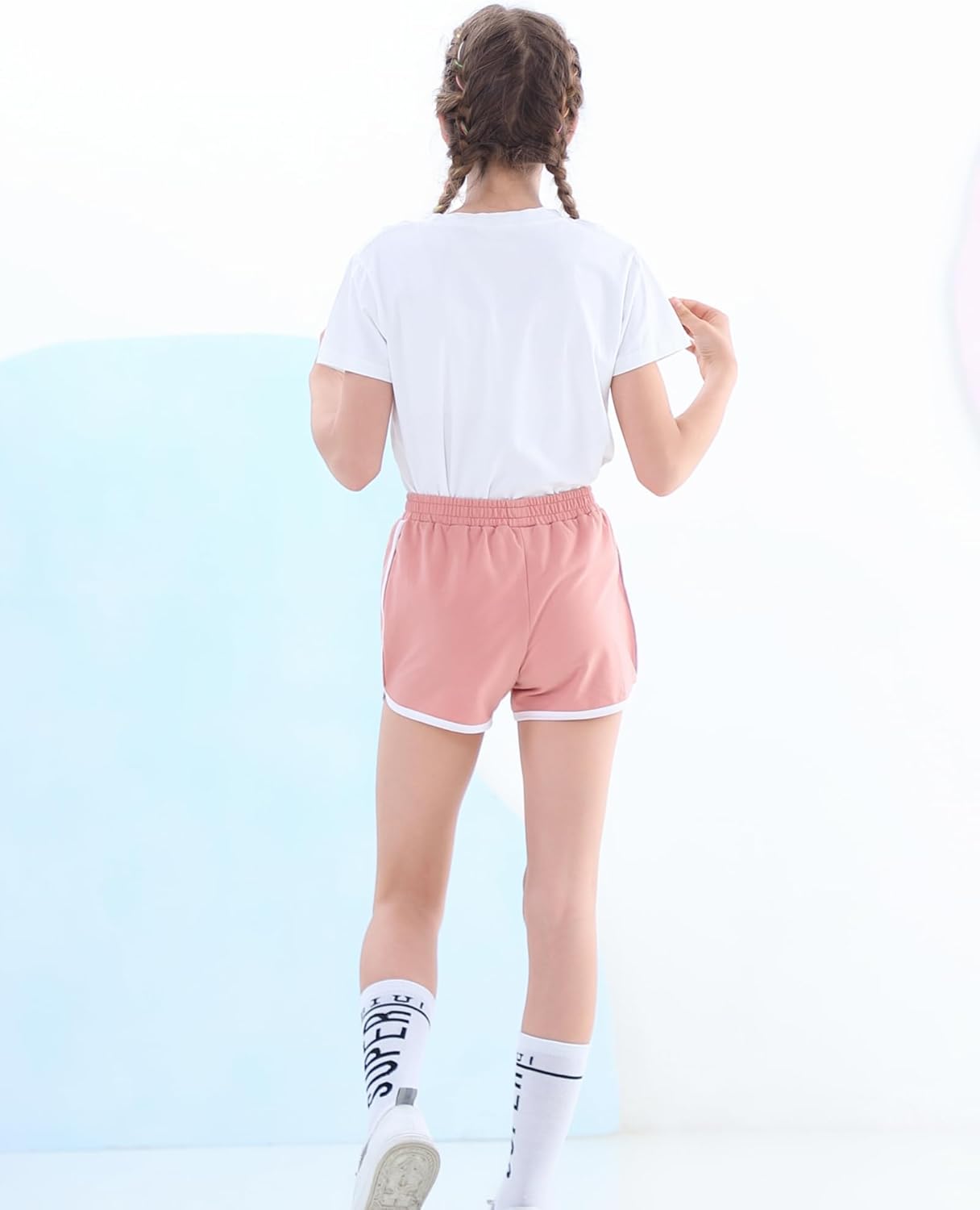 Thumbnail 2 de Rolanko pantaloncini da ginnastica per ragazze con coulisse e cotone leggero