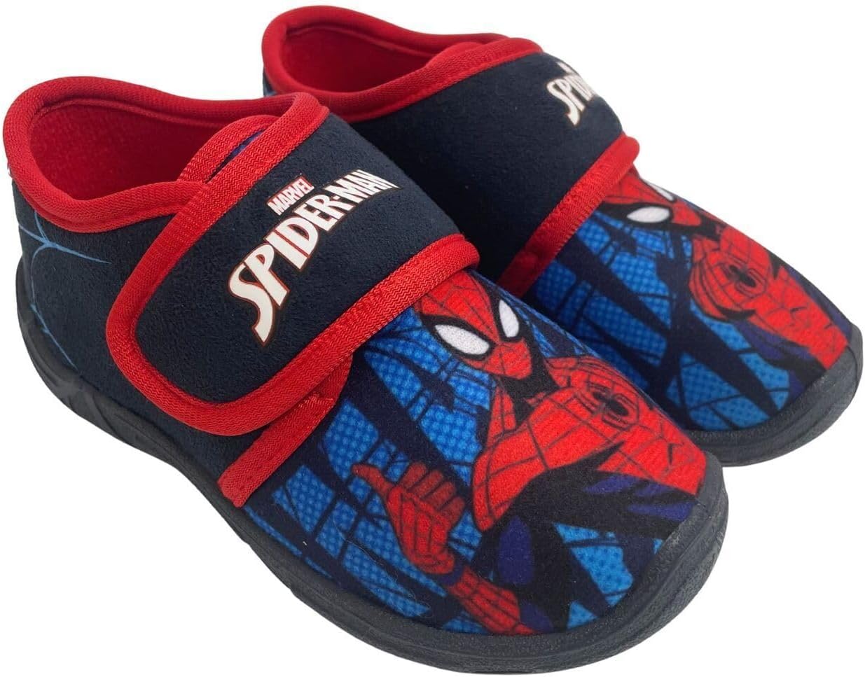 Detalle de Leomil Spiderman-pantoffels voor jongens met klittenband en EVA-zool