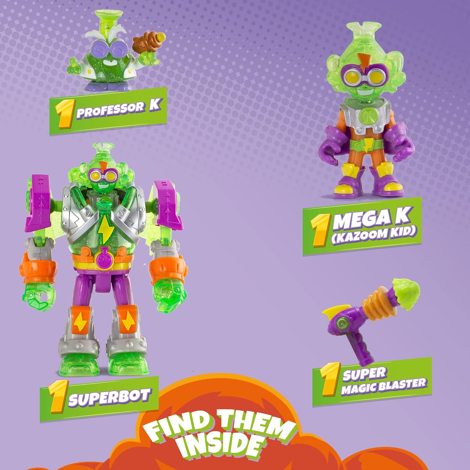Detalle 1 de SUPERTHINGS Superbot Mega-K – Robot Articulado con Accesorios 🤖