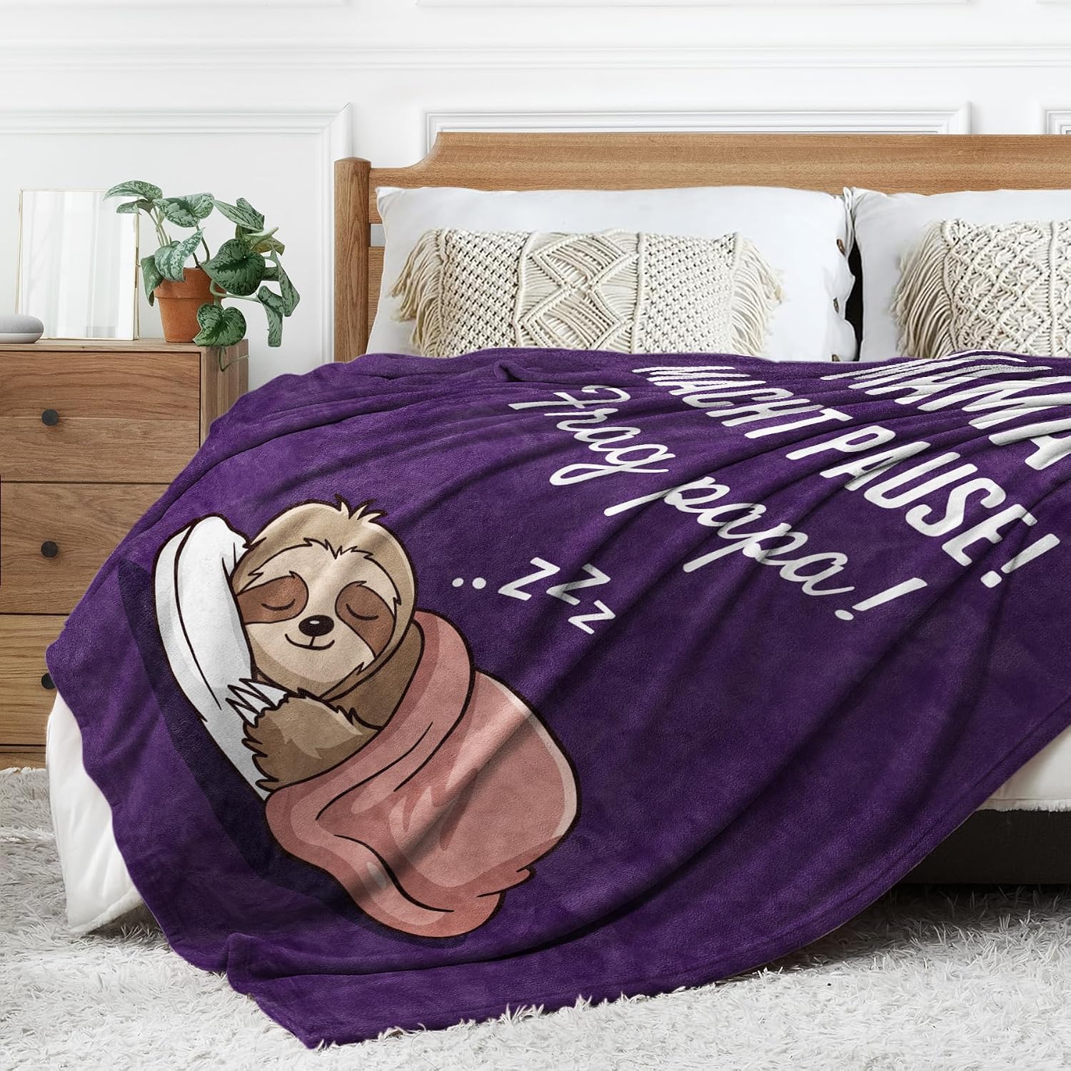 Thumbnail 4 de Encoink Muttertagsgeschenk Kuscheldecke 157×132