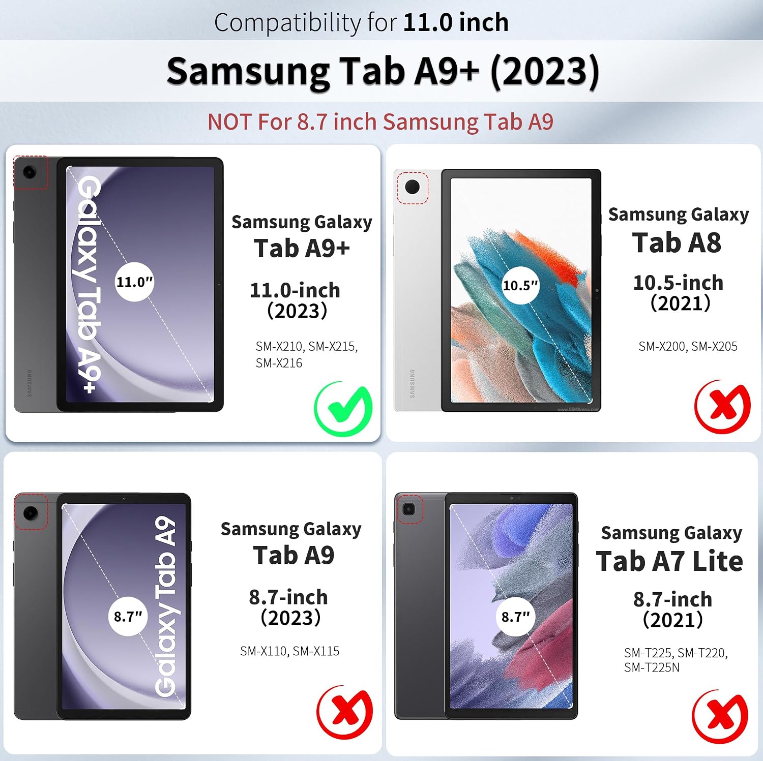 Detalle 2 de EasyAcc Hülle Galaxy Tab A11+ 11 Zoll 2025
