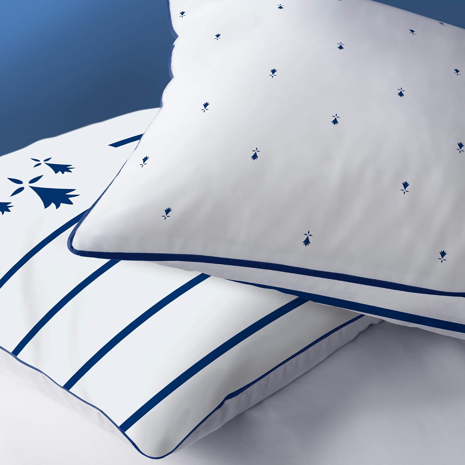 Thumbnail 3 de MATT & ROSE Parure de lit 220x240 cm Breizh en 100% coton lavé (housse de couette + 2 taies 65x65 cm) blanche