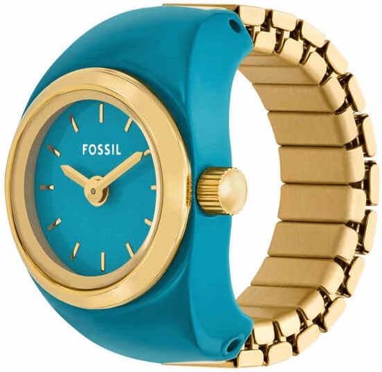 Thumbnail 2 de FOSSIL Damen Analoguhr Quarz mit Edelstahlarmband – Blaues Zifferblatt, 50 m Wasserfest