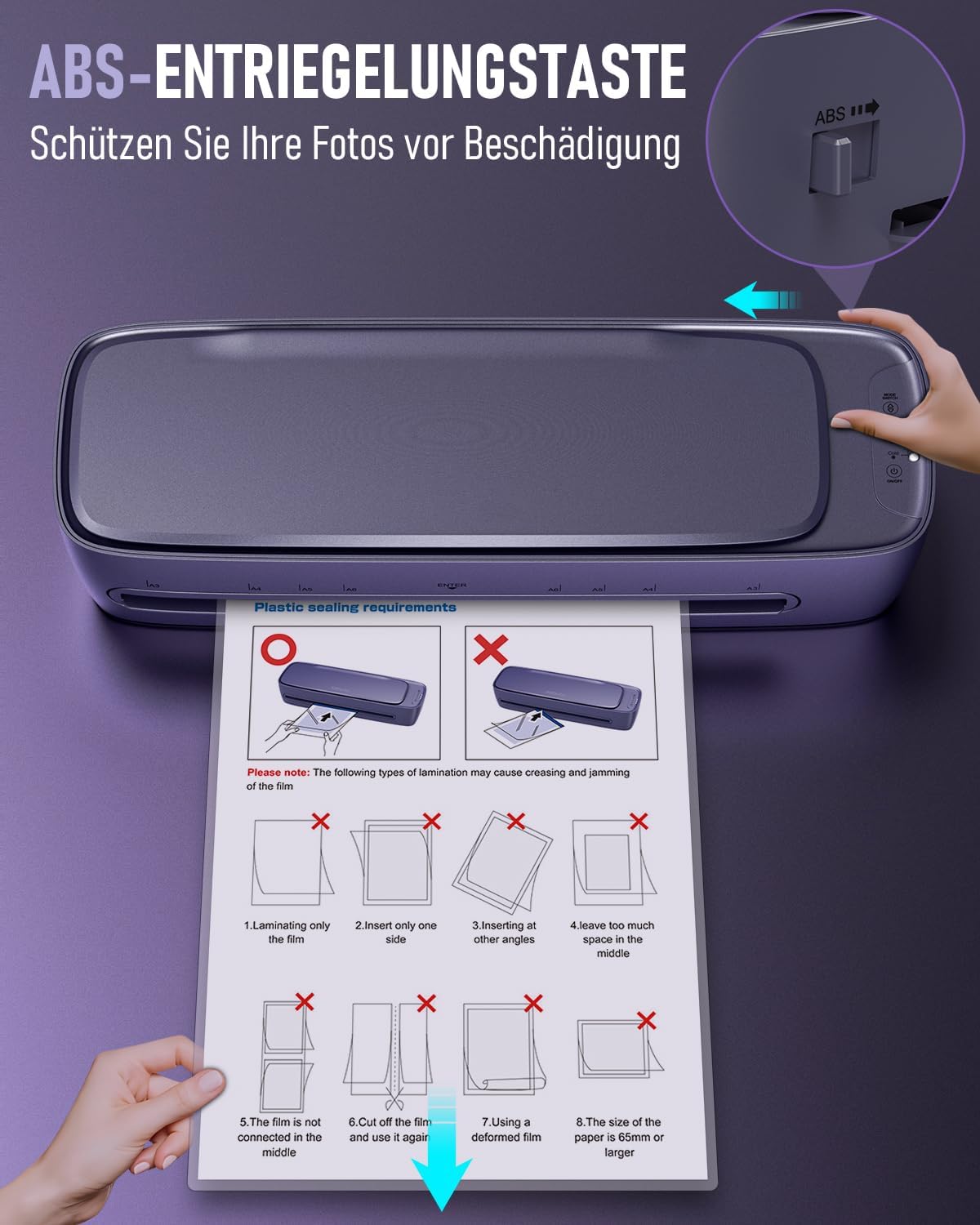 Thumbnail 4 de Ablemark Laminiergerät A3 mit 30 Folien