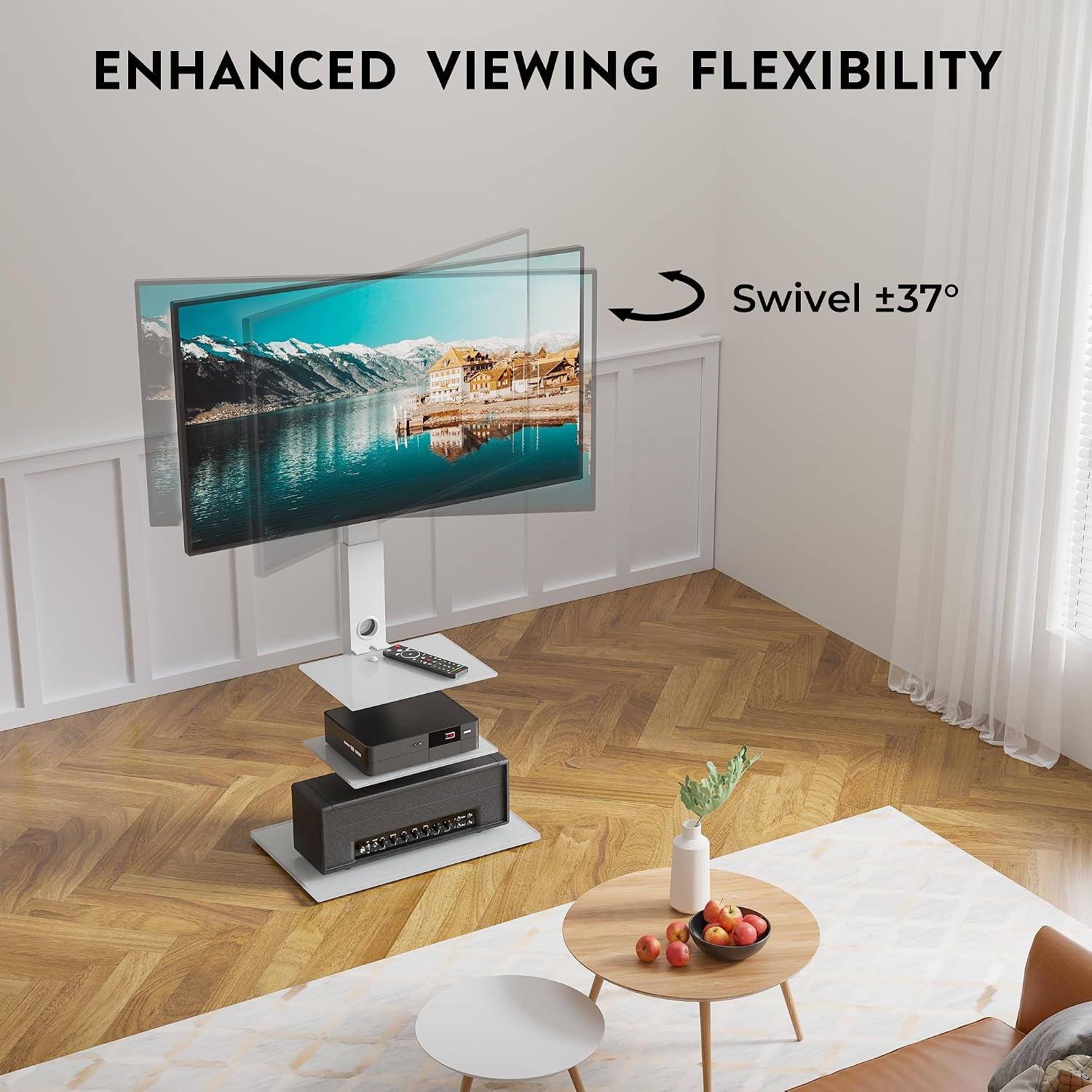 Thumbnail 3 de BONTEC Universal Floor TV Stand 30–70 Inch