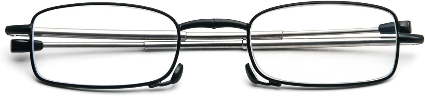 Thumbnail 5 de MMOWW Faltbare Lesebrille mit Reißverschluss-Halter, +1,0 – Bluetooth-ähnlicher Blaulichtfilter, Schwarz