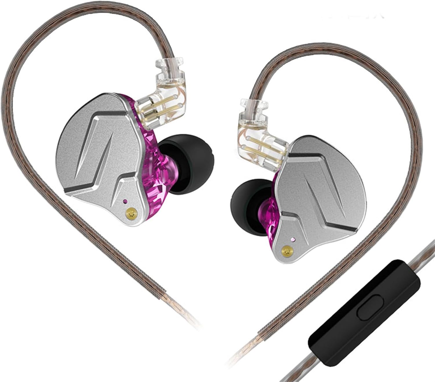 Thumbnail 5 de KZ ZSN PROX in-ear earphones (Yinyoo hybrid: 10mm dynamic + balanced armature, detachable cable) – black