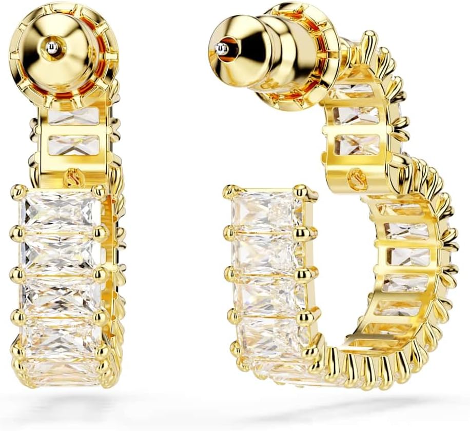 Thumbnail 3 de Swarovski Matrix Kollektion Kreolen Herzdesign