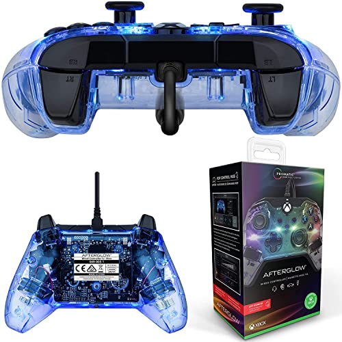 Detalle 1 de Mando PDP con cable Afterglow Prismático para Xbox Series X|S y Xbox One (Azul)