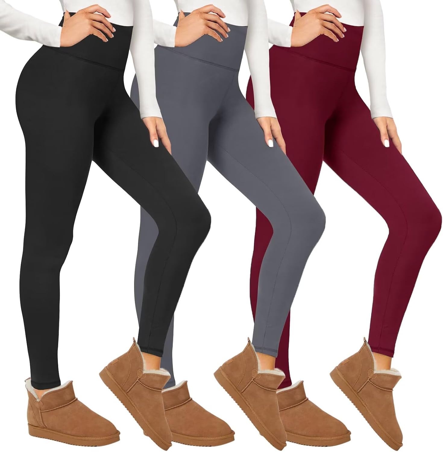 Thumbnail 4 de TNNZEET Thermal Leggings for Women 2-pack