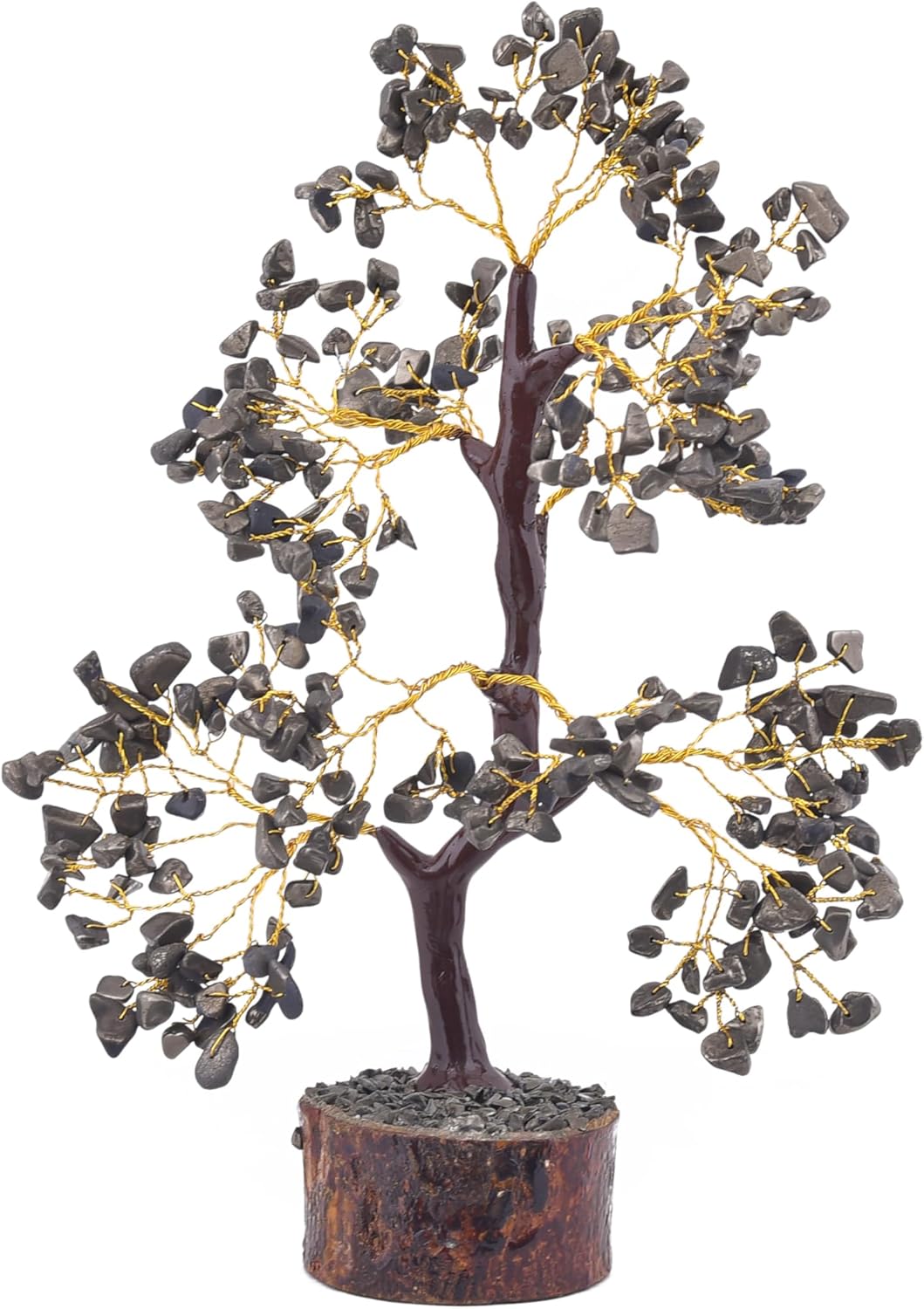 Detalle de RebuyPyrite Tree (Big) – Natural Handmade Pyrite Gemstone Tree for Abundance and Prosperity