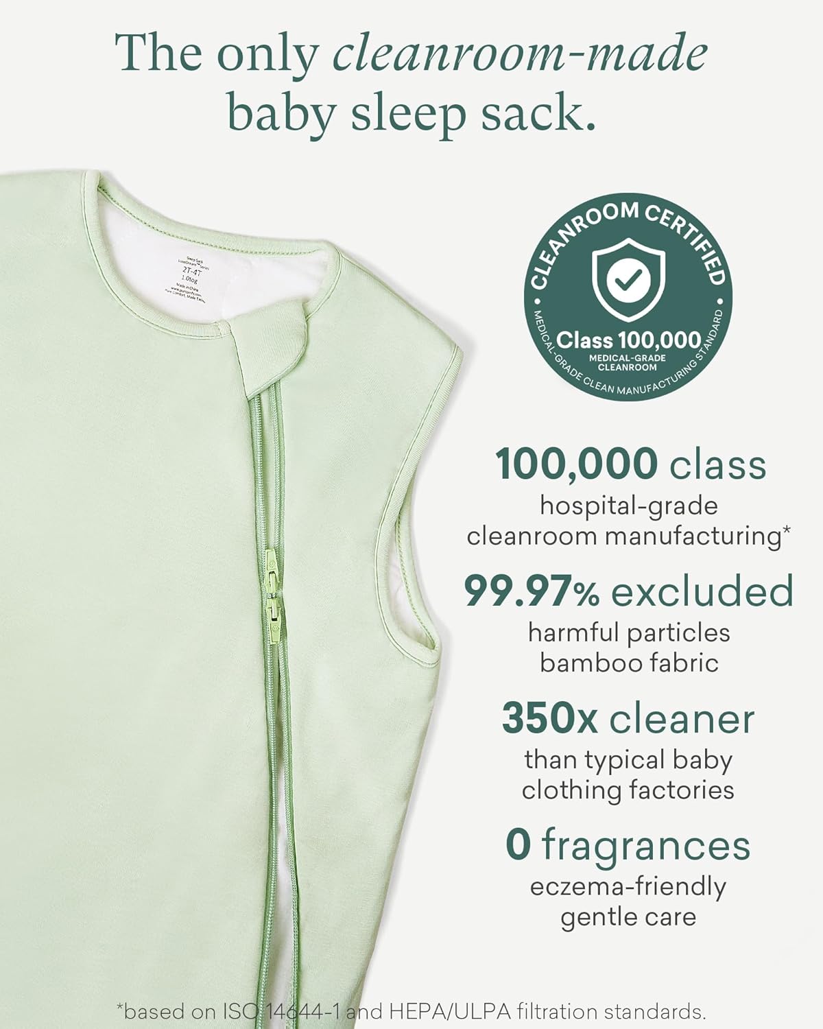 Thumbnail 3 de PurComfy Supersoft Sleep Sack 1.0 TOG (Bamboo Viscose) Baby Wearable Blanket