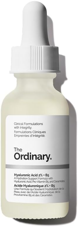 Detalle de The Ordinary Hyaluronic Acid 2% + B5 (with Ceramides) 30 ml: idratazione multi-strato con ceramidi