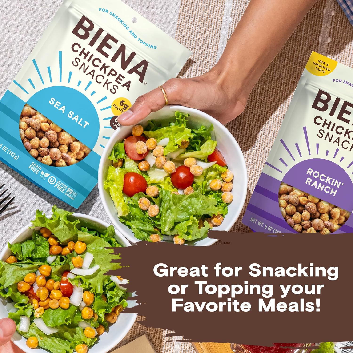 Detalle de BIENA Chickpea Snacks 6-Pack