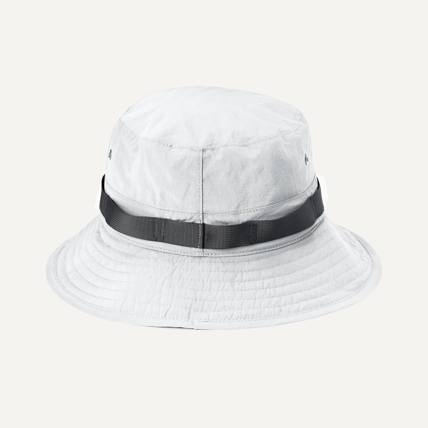 Detalle de Amazon Essentials Men's Washed Nylon Outdoor Wide Brim Sun Bucket Hat