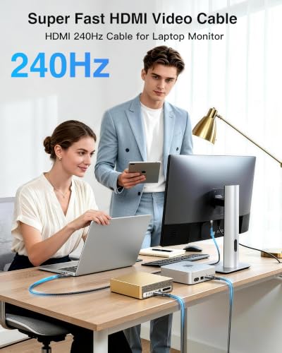 Detalle de Ubluker câble HDMI 2.1 certifié 3 m, jusqu’à 10K et 48 Gbit/s