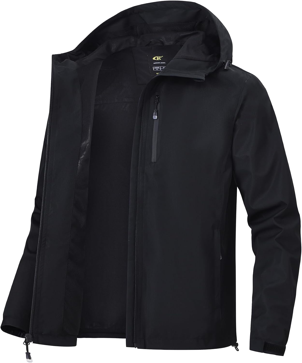 Detalle 2 de Waterproof windproof jacket 3 zipped pockets