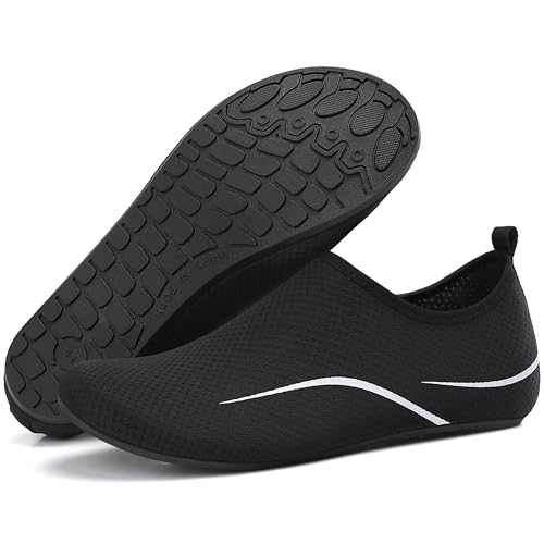 Thumbnail 8 de Gitzing Water Shoes for Women & Men – Beach Quick-Dry Aqua Socks (Black, EU 40 / UK 6.5)